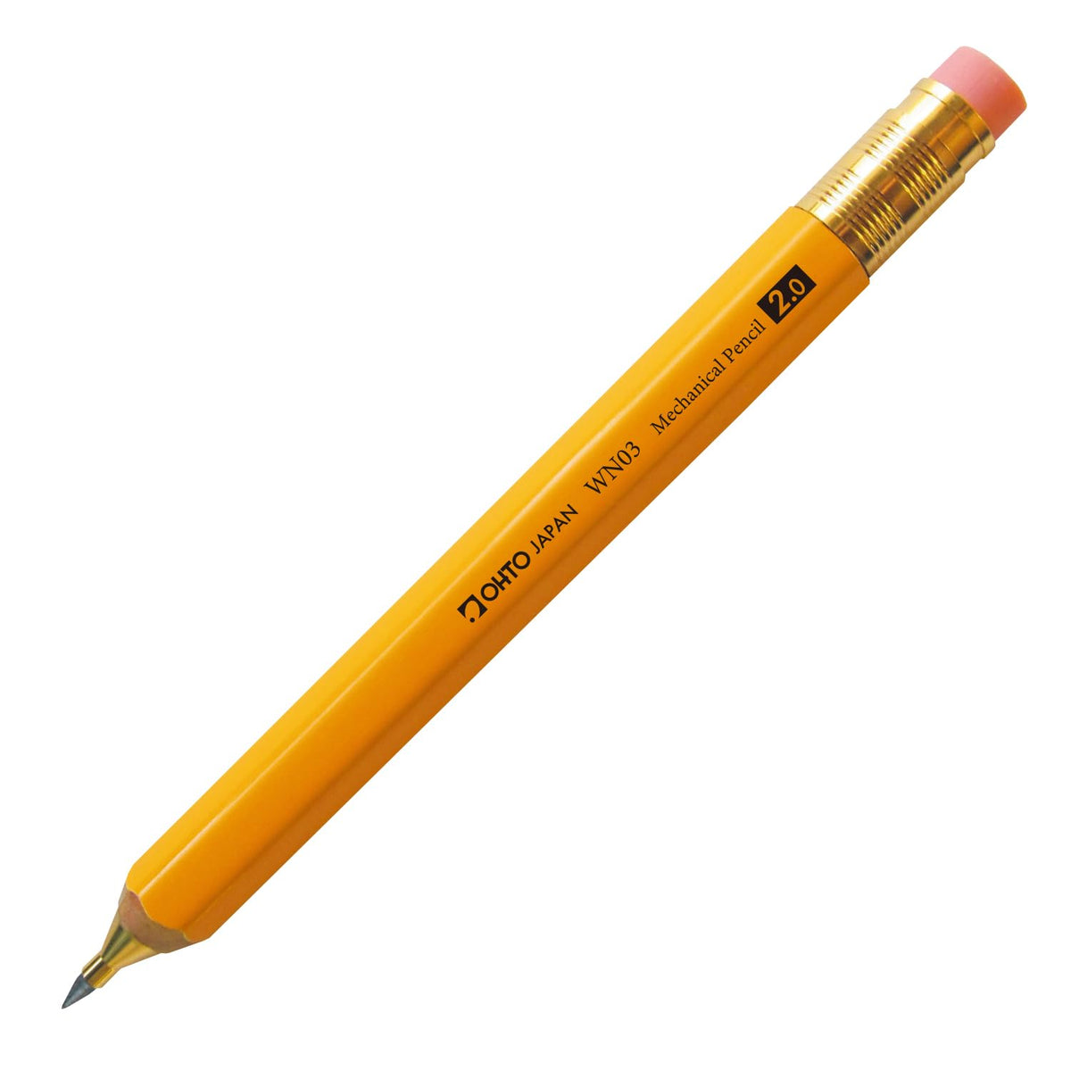 オート Auto Mechanical Pencil Wood Shaft Sharp WN03 WN03-SP20-YL