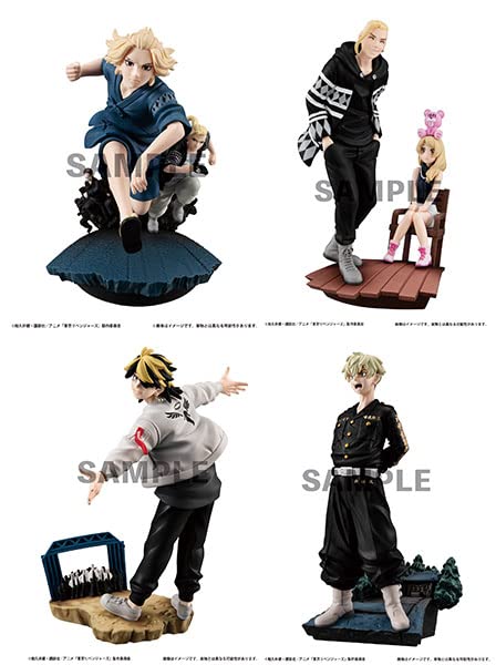 Megahouse Tokyo Revengers Toman Heroic Scenes Vol. 2 Petitrama Statuettes 8 cm