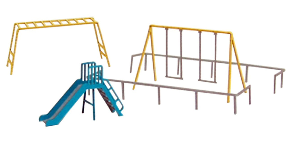 Sankei MP04-23 1/150 Diorama Option Kit, Play Equipment A