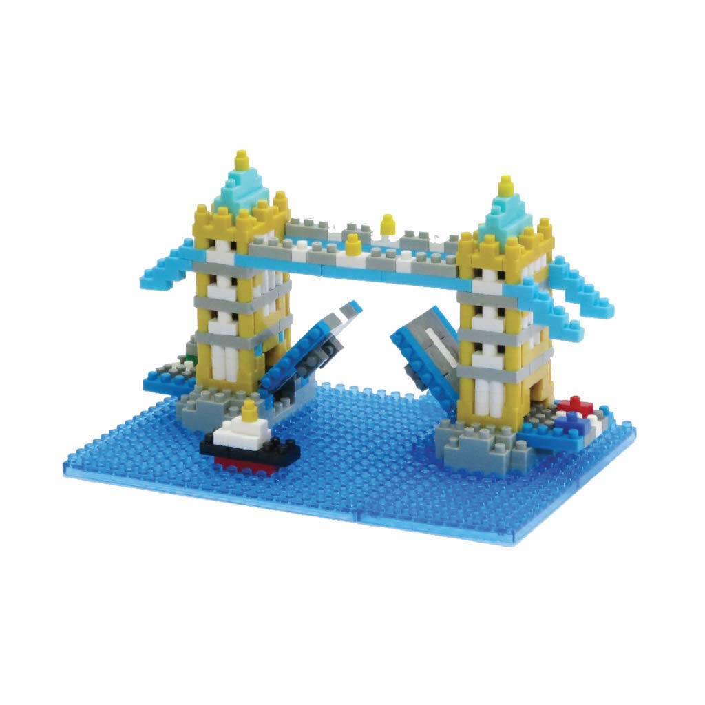 nanoblock - World Famous Buildings - Tower Bridge (First Version), Sights to See Series Building Kit