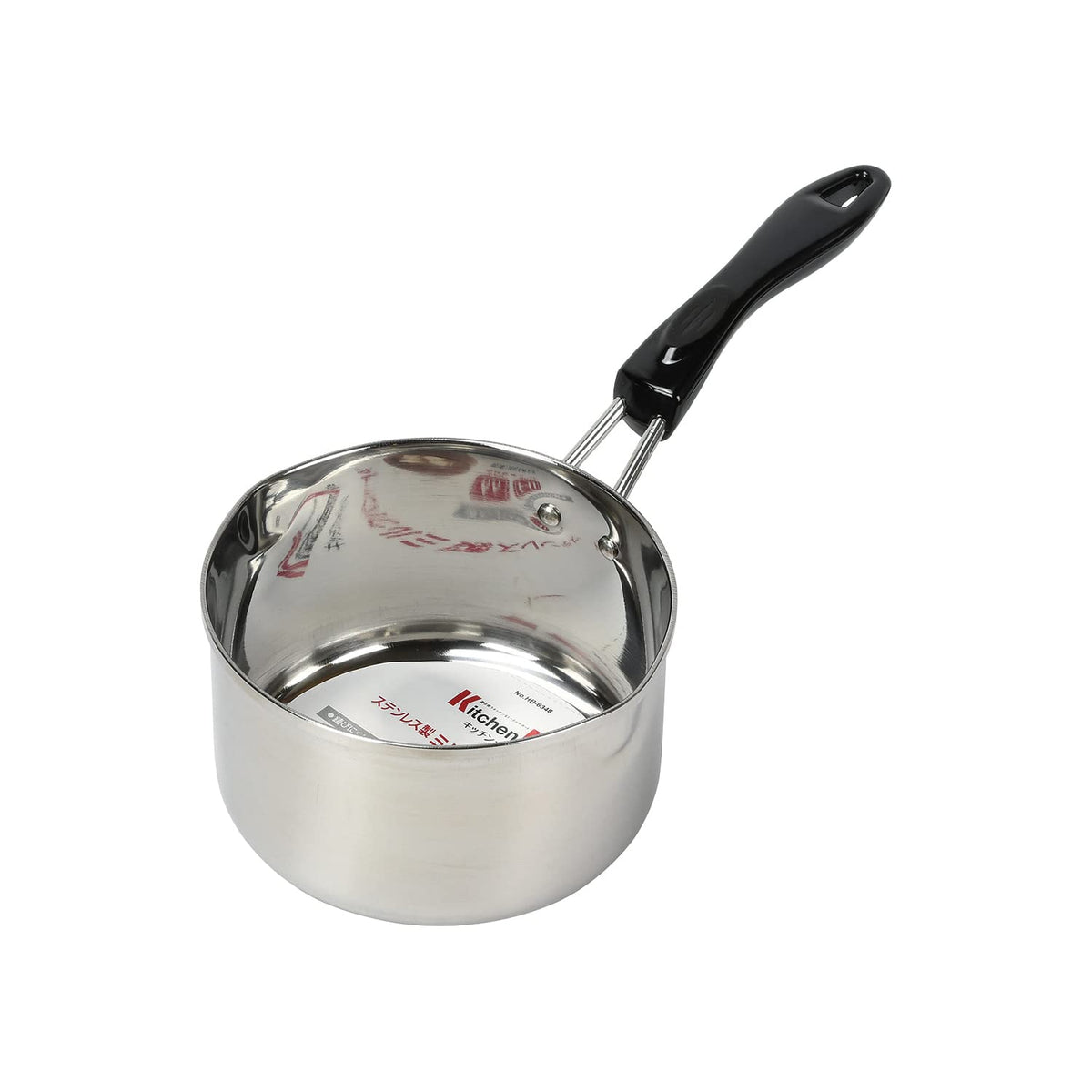 Pearl Metal HB-6348 Milk Pan, 5.5 inches (14 cm), Stainless Steel, Induction Compatible, Kitchen Mate