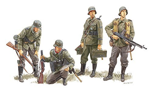 プラッツ 1/35 第二次世界大戦 ドイツ武装親衛隊 ゲルマニア連隊 フランス 1940 DR6281 プラモデル