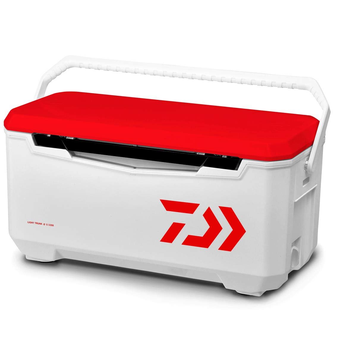 Daiwa S3200 Light Trunk α Cooler Box, Red, Fishing, 7.9 gal (32 L), Styrofoam