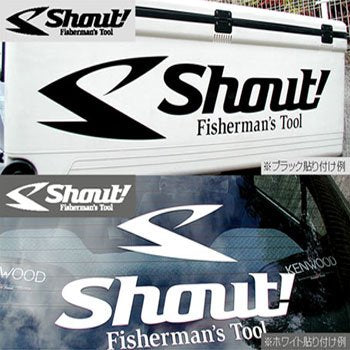 Shout! Cutting Sticker (White) 13-CS