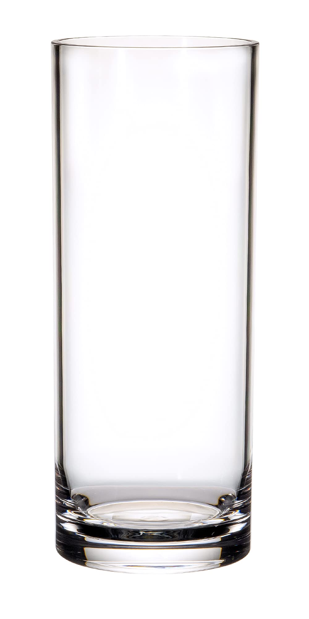 FOYER 2300036 Unbreakable Vase, Flower Base, Polycarbonate, Stylish, Height 11.8 inches (30 cm), Width 4.7 inches (12 cm), Large