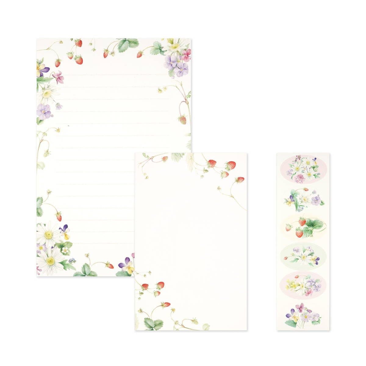 Frontier LST-239 Letter Set with Seal, Strawberry