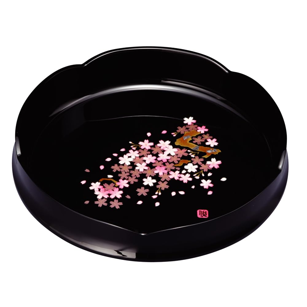 Nakanishi Craft 2452068 PC Confectionery Pot, Black, Miyazakura 9.4 inches (24 cm), Made in Japan