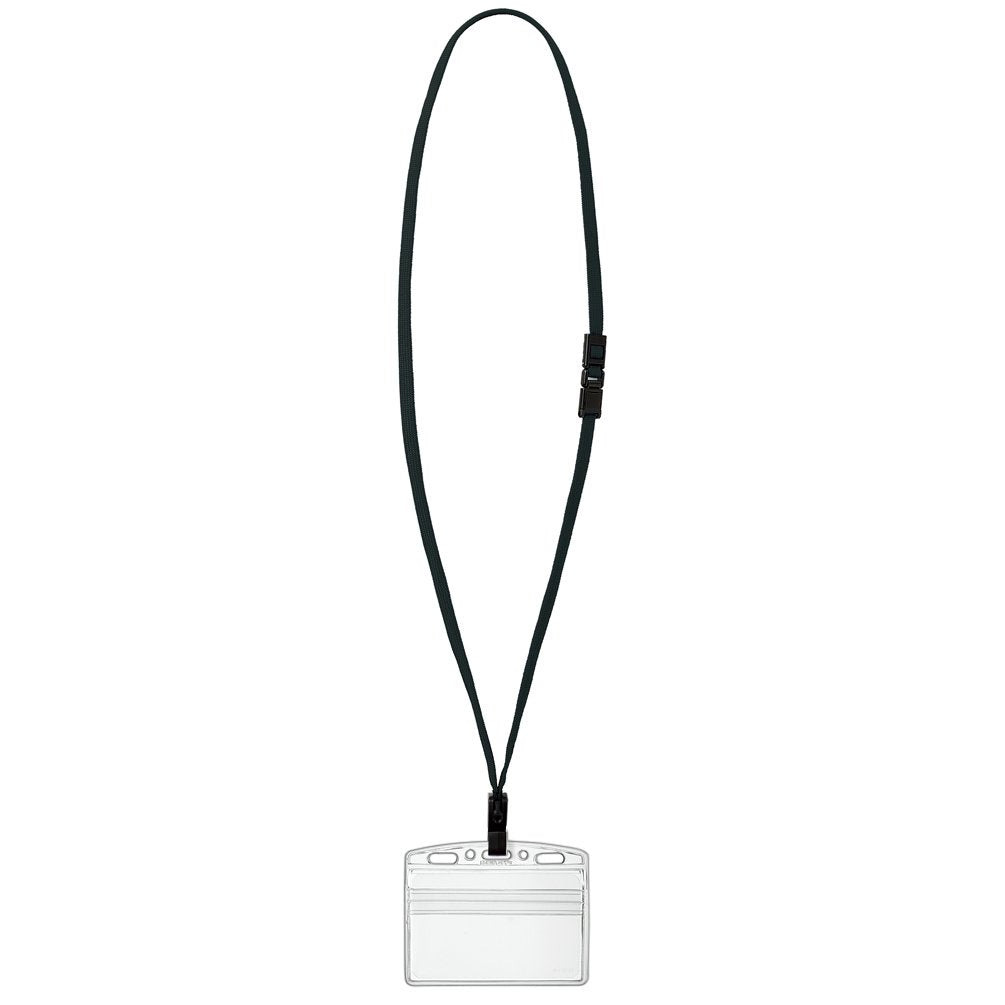 Kokuyo hanging name tag set Eyed plus protect business card size black-naphthoquinone -SP180D