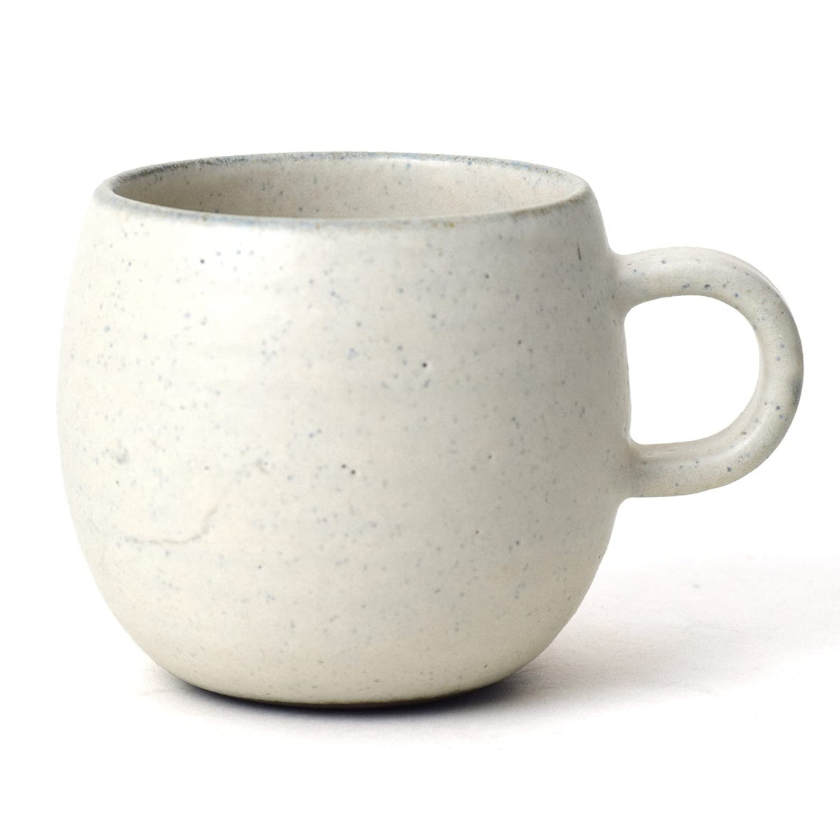 Tatara 020523 Mug, Chubby Mug, Manmaru Mug, Mino Ware, White, Microwave/Dishwasher Safe, Tableware, Japanese Tableware, Cafe, Japanese Cafe