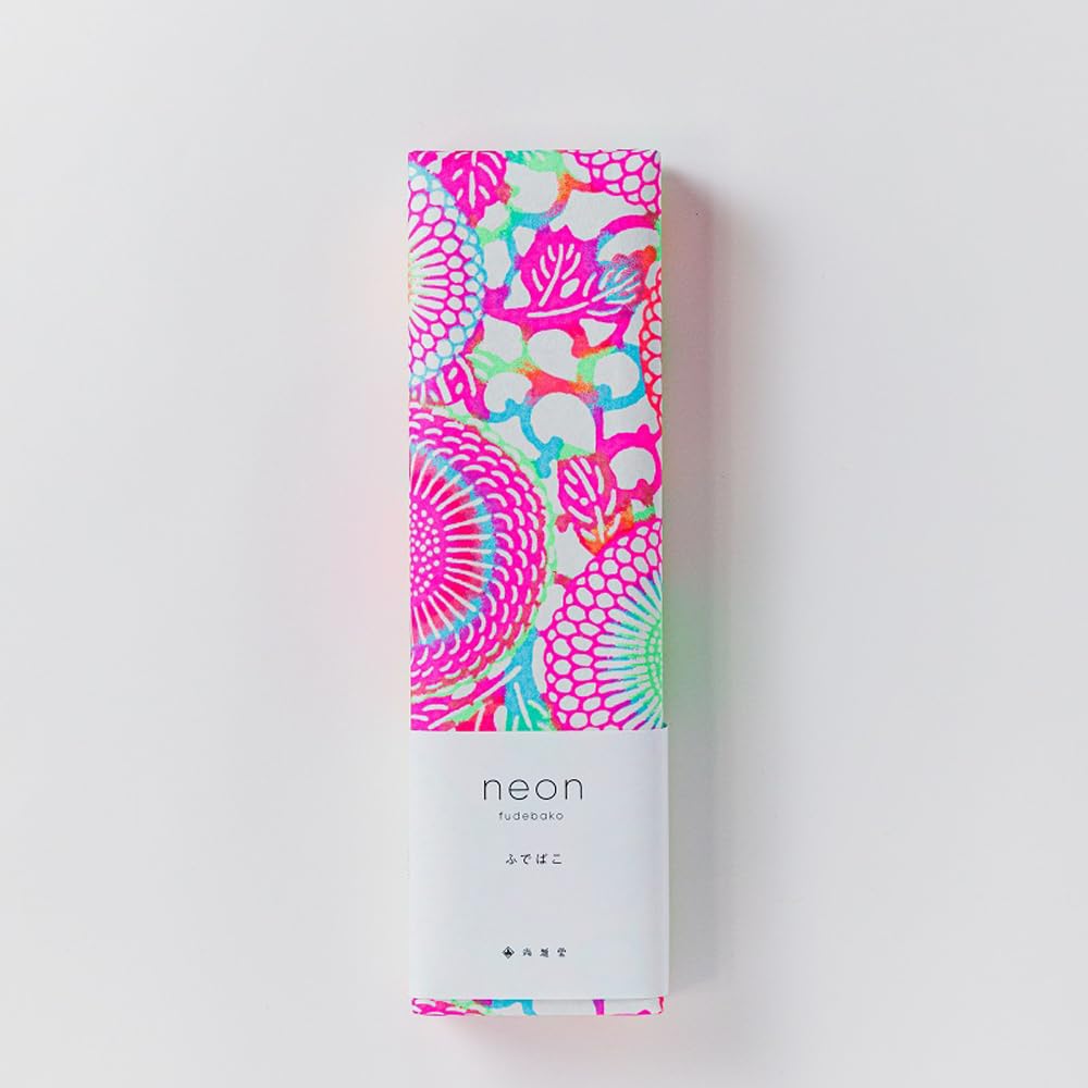 尚雅堂 Shogado 57053 Neon3 Pencil Case, Yuzen Pencil Case