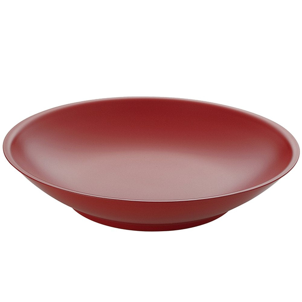 Kanda 387110 Sara Metal Bowl, Stainless Steel Coating, Red
