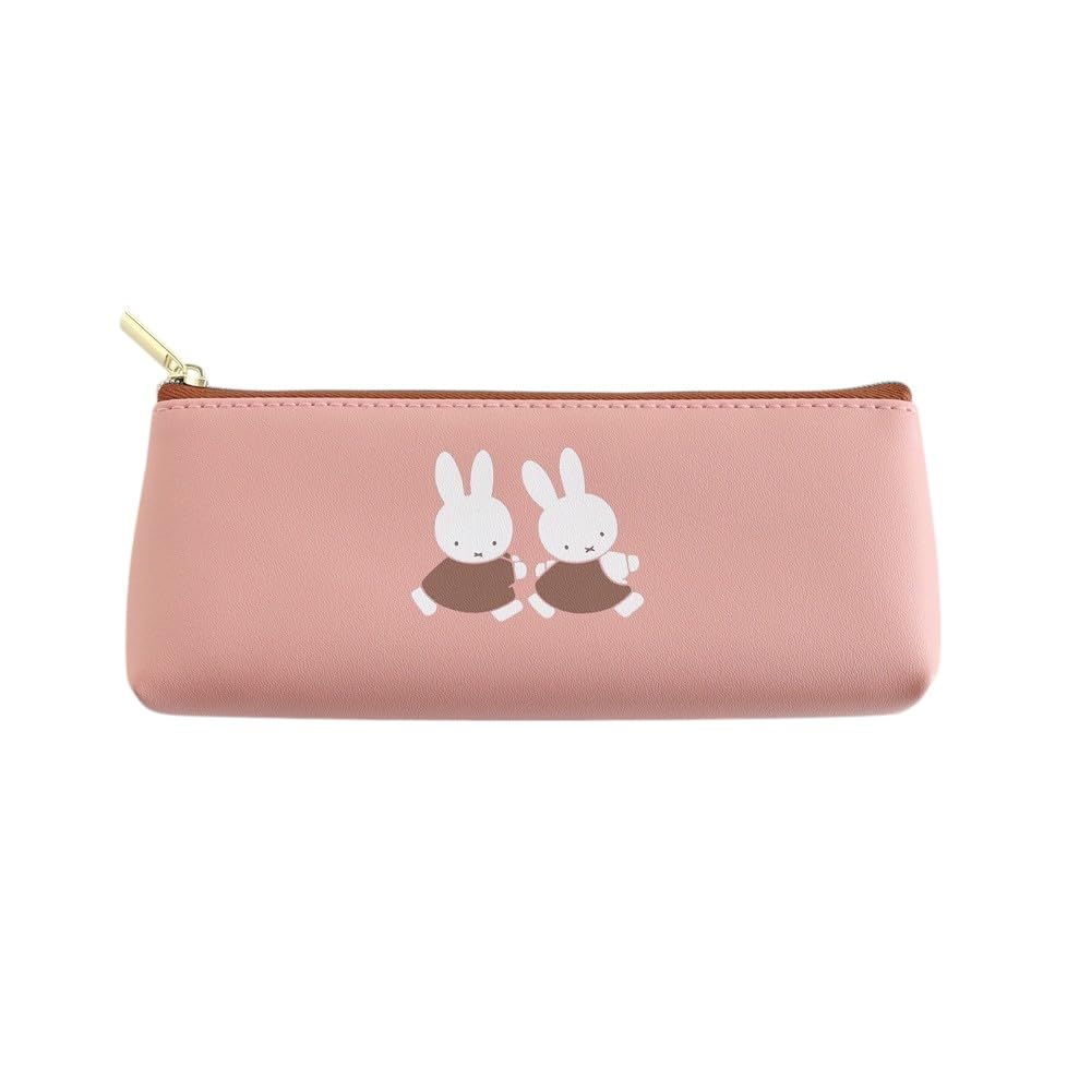 Green Flash Miffy Pen Pouch Pen Case, Pink