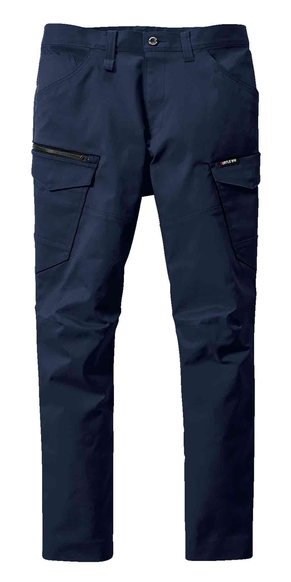 BURTLE Cargo Pants (Unisex) Autumn Winter Navy 6202 3 M