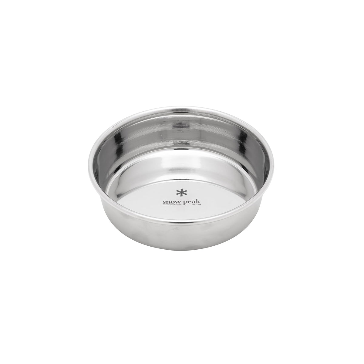 Snow Peak Unisex's Dog Bowl-Stainless Steel, Unset, Medium