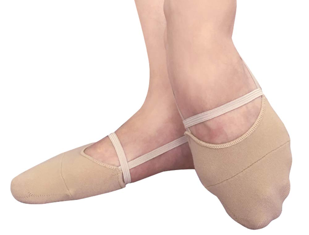 Sasaki Women's Rhythmic Gymnastics Crescent Demi Shoes Beige