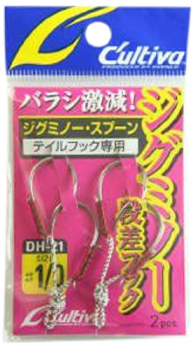 Owner DH-21 Assist Hook, Jigminnow Step Hook, No. 1/0, 2 Pairs