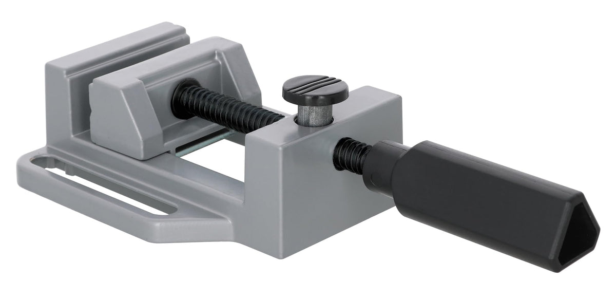 Takagi Earth Man Aluminum Quick Vise 2.6 inches (65 mm) Drilling Machine, Tabletop, Table, Vice, Small, Maximum Opening 2.6 inches (65 mm), One Push Fixed, Machined, V-Groove, Earthman