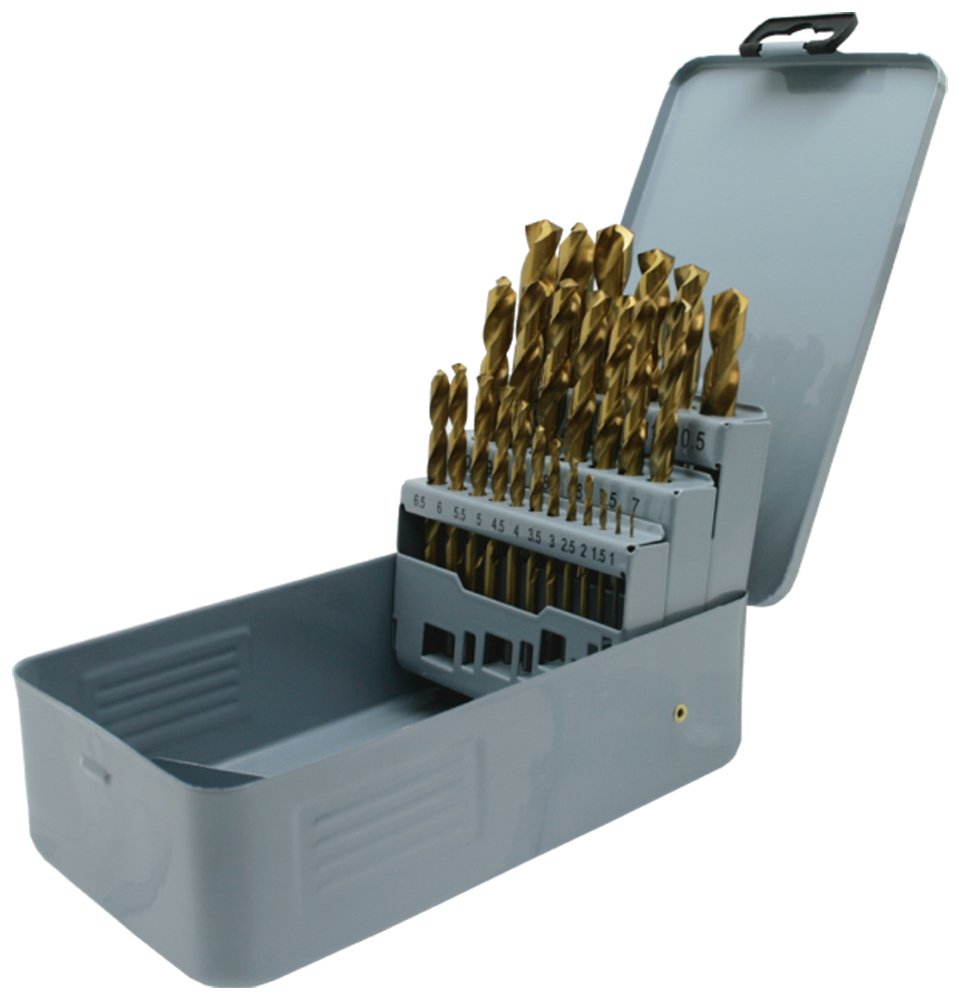 ProAm 25pc titanko-todorirusetto Metal Case 3-Pack, PA – 420ht