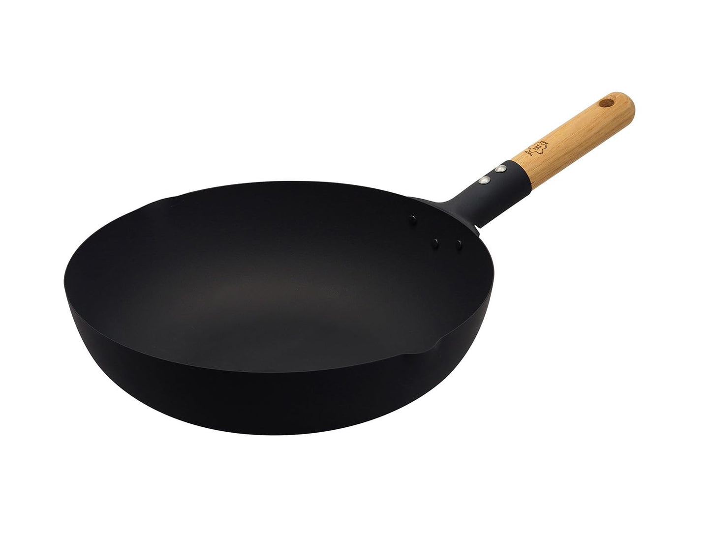 タクミジャパン(TakumiJAPAN) Takumi MGIT30P Frying Pan, Made in Japan, 11.8 inches (30 cm), Induction Compatible, Magma Plate, Iron