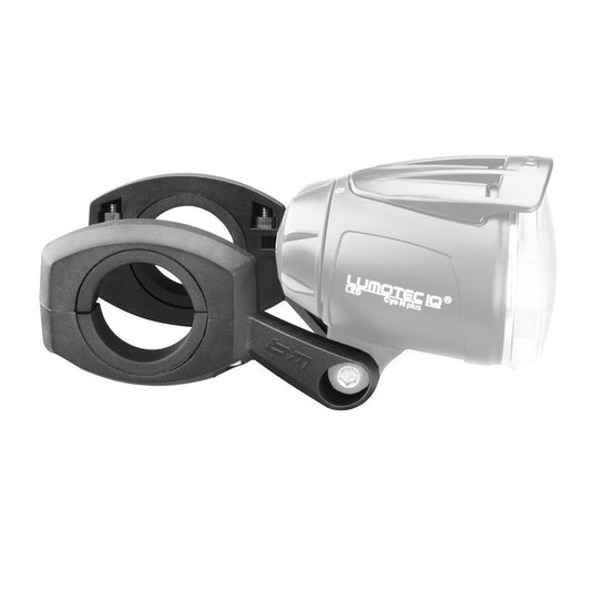 busch+müller Unisex - Adult Bicycle Light Handlebar Mount for Dynamo Headlights, Black, One Size