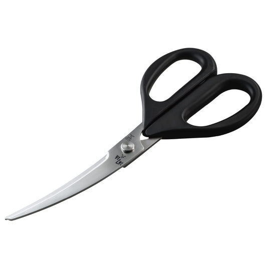 Kai KAI DH3313 Kitchen Scissors Seki Magoroku Curved Made in Japan