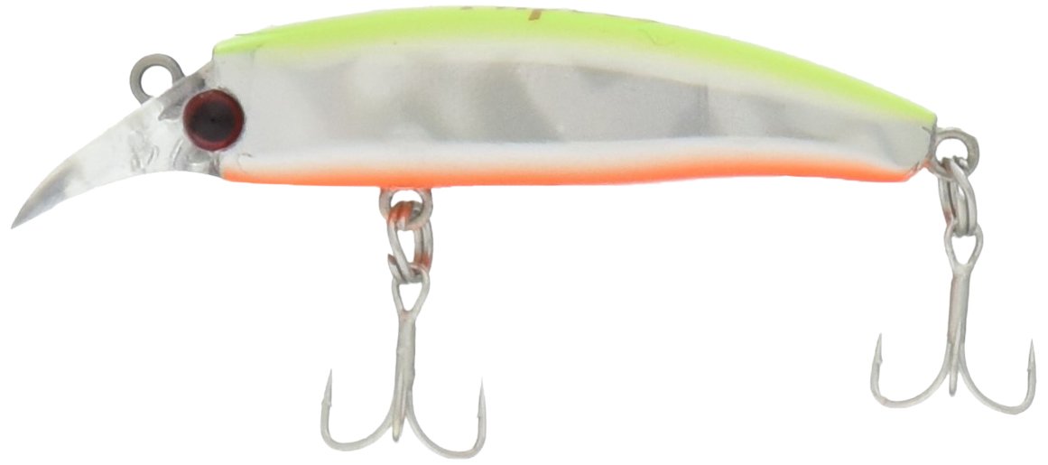 TackleHouse Minnow Keeper Pupus 1.7 inches (42 mm), 0.1 oz (3.5 g), Hologram Chart Orange Berry #F3 QPA42 Lure
