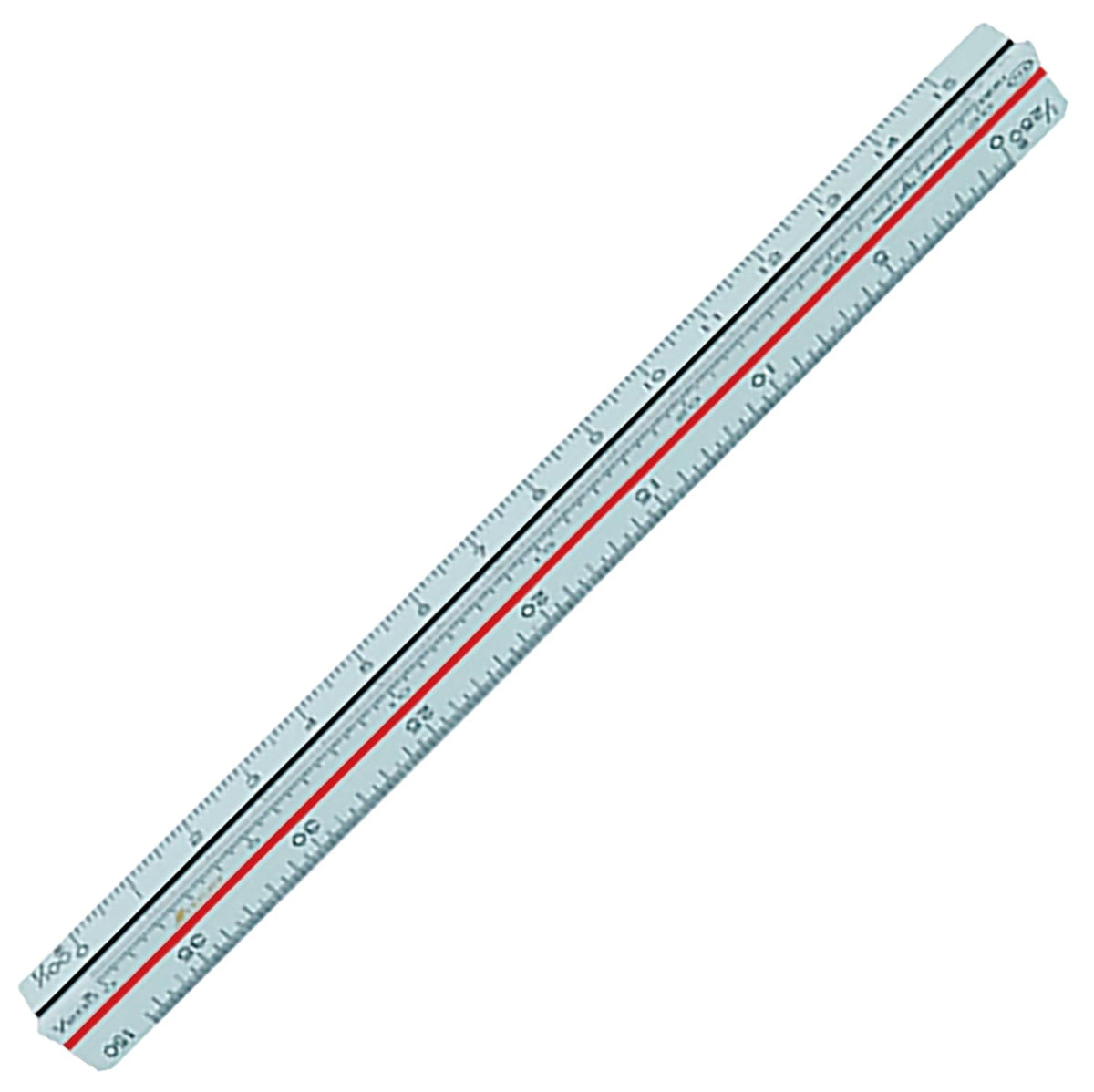 Shinwa Sokutei A-15 JIS 74969 Triangular Scale for Land and House Surveyors 5.9 inches (15 cm)