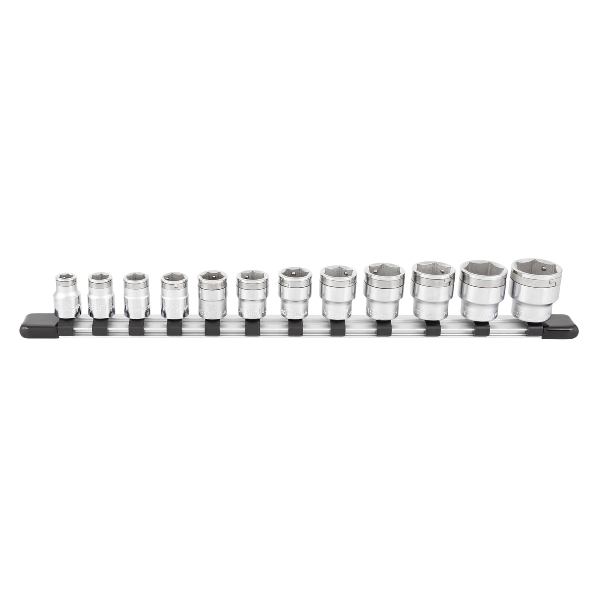 TONE Nut Hold Socket Set with Socket Holder 6-Point HSC312 3/8" Inch Drive 12-Piece