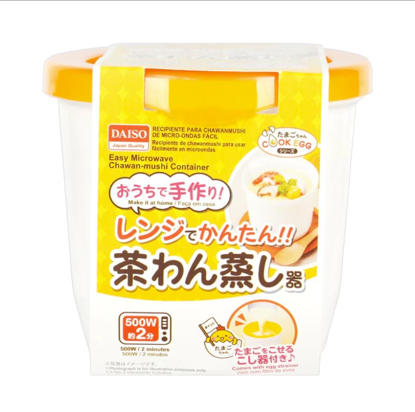 can do Easy Microwave Chawanmushi Container, Chawan-mushi, Chawanmushi maker, Chawanmushi steamer, Egg Cooking Tool