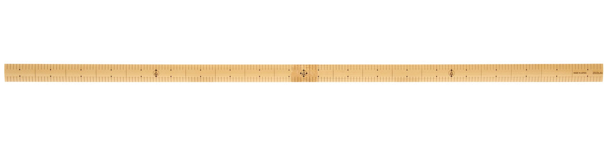 Shinwa Sokutei 71854 Bamboo Ruler, Whale 2 Scale
