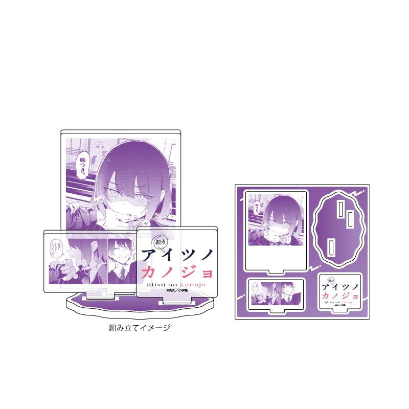 Aitsuno Kanojo 02 Umimi [Official Illustration] Acrylic Stand Plate