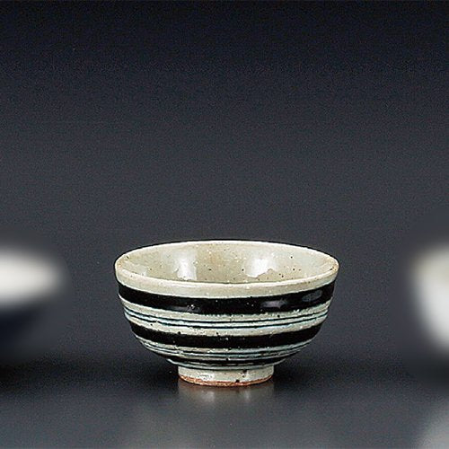 Rice Bowl (Married Couple) Luri Obi Taihei (4.6 x 2.4 inches (117 x 61 mm), Japanese Tableware, Restaurant, Inn, Restaurant, Commercial Use