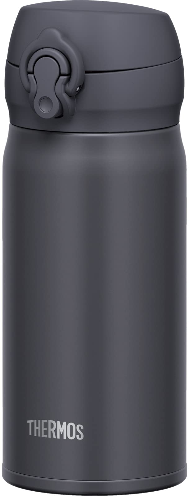 Thermos JNL-356 SMB Vacuum Insulated Portable Mug, 11.8 fl oz (350 ml), Smoke Black, Easy to Clean and Easy to Clean, Lightweight Type, One-Touch Opening, Stainless Steel Bottle, Hot and Cold