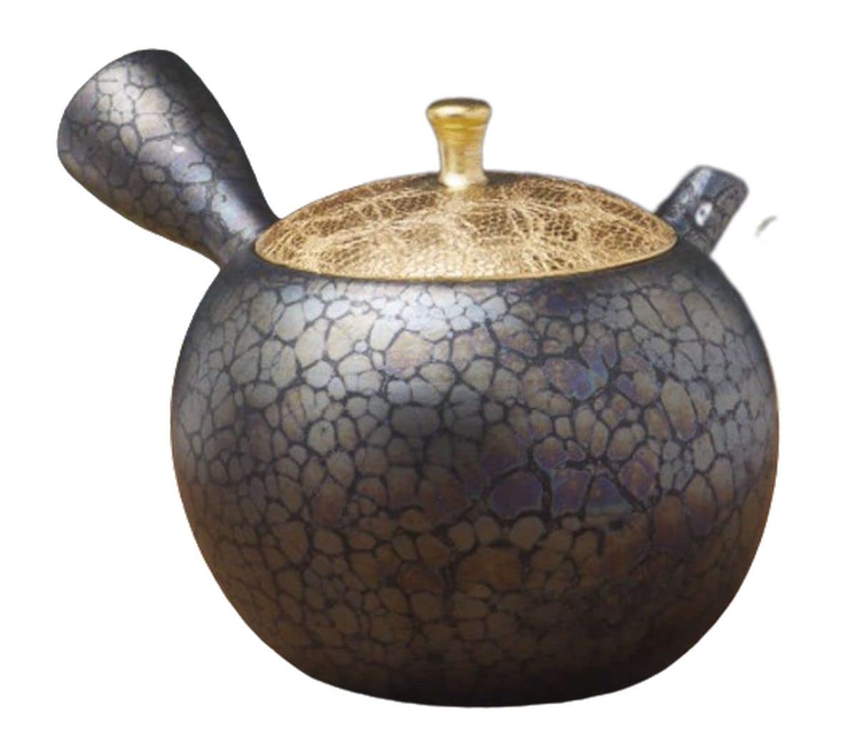 J-kitchens Tokoname Ware Teapot, Made in Japan, Simple, Stylish, Easy to Use, Chic Teapot, Sera Mesh, 9.2 fl oz (260 cc)