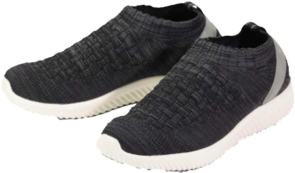 Marianne Women's Sneakers Boots, Stretch Knit Shoes, Black, xx_l