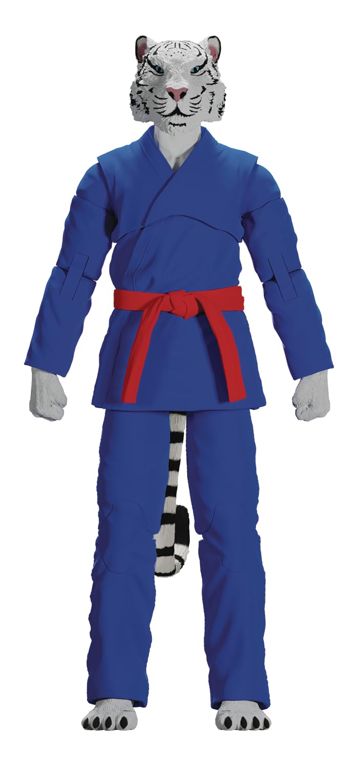 Zoo Jitsu Fighters: Taj the White Tiger (Blue Gi) 6-Inch Action Figure