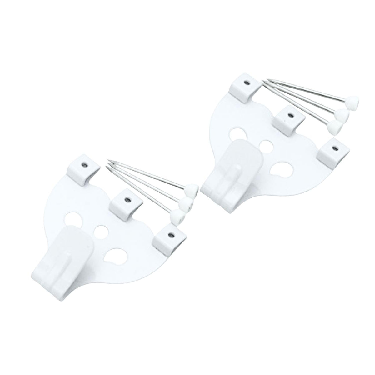 Fukui metal crafts iron Stroker X Large, White, 2 Hooks, 3-Pack, 4051 W – 2