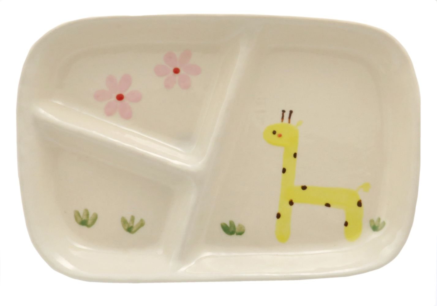 窯元SOUSEN Seto Ware Animal Lunch Plate Giraffe