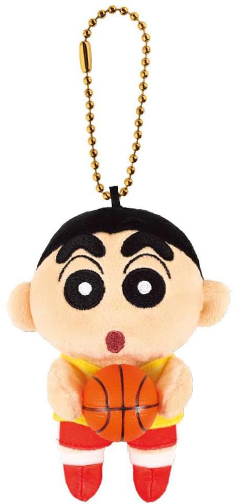 Tees Factory Crayon Shin-chan Club Mascot, Basketball Part H4.7 x W 3.3 x D 2.0 inches (120 x 85 x 50 mm) KS-5546846BA