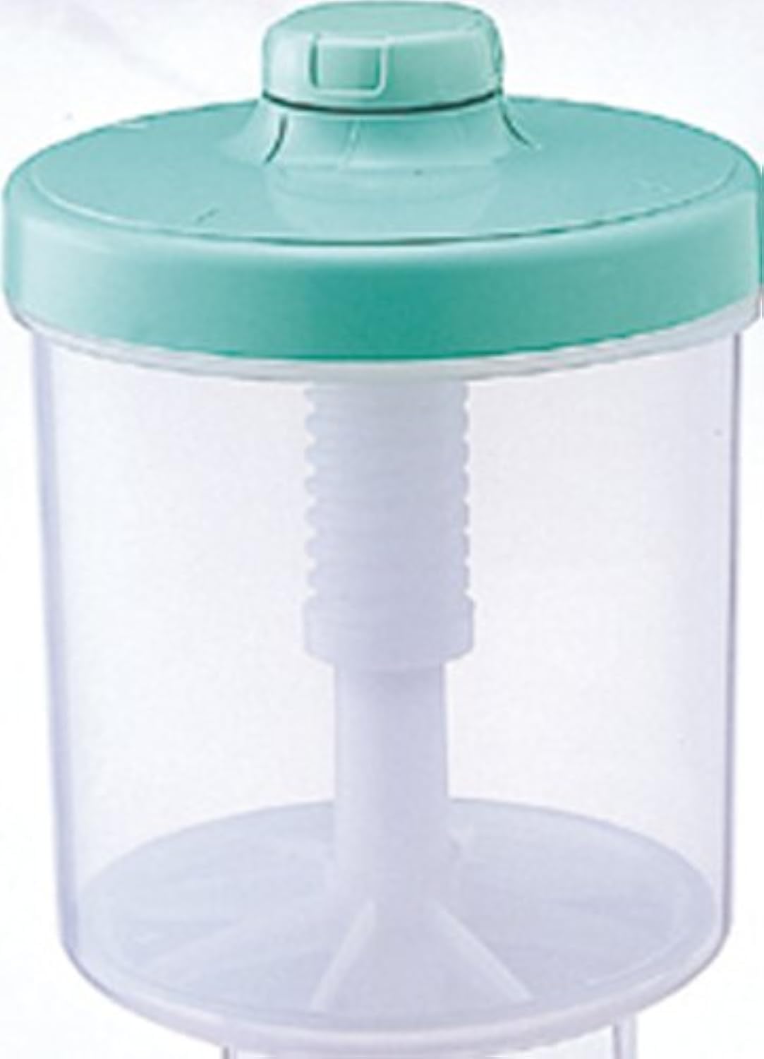 Risu E-40 Instant Pickle Container, Round, Green, 1.1 gal (4 L), High Pet, Recipe Included, Made in Japan
