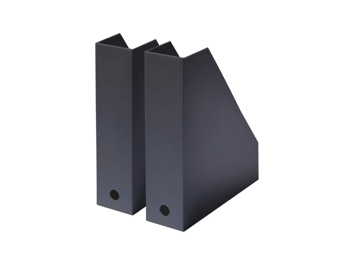 Like-IT Storage Case, A4, File Box, Set of 2, Approx. Width 3.0 x Depth 10.0 x Height 12.1 inches (7.7 x 25.3 x 30.7 cm) (S) Width 2.8 x Depth 10.0 x Height 12.1 inches (7.2 x 25.3 x 30.7 cm), All