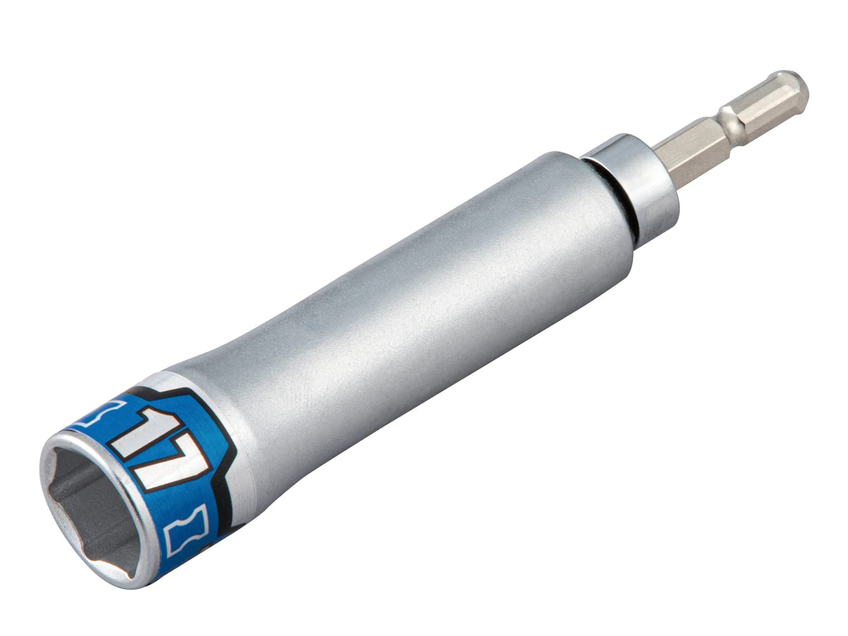 Kyoto Machine Tools (KTC) 40 V Flex Socket Bit for Impact Drivers 0.7 inch (17 mm) [Impregnable] (Hex) BZP63AF-17