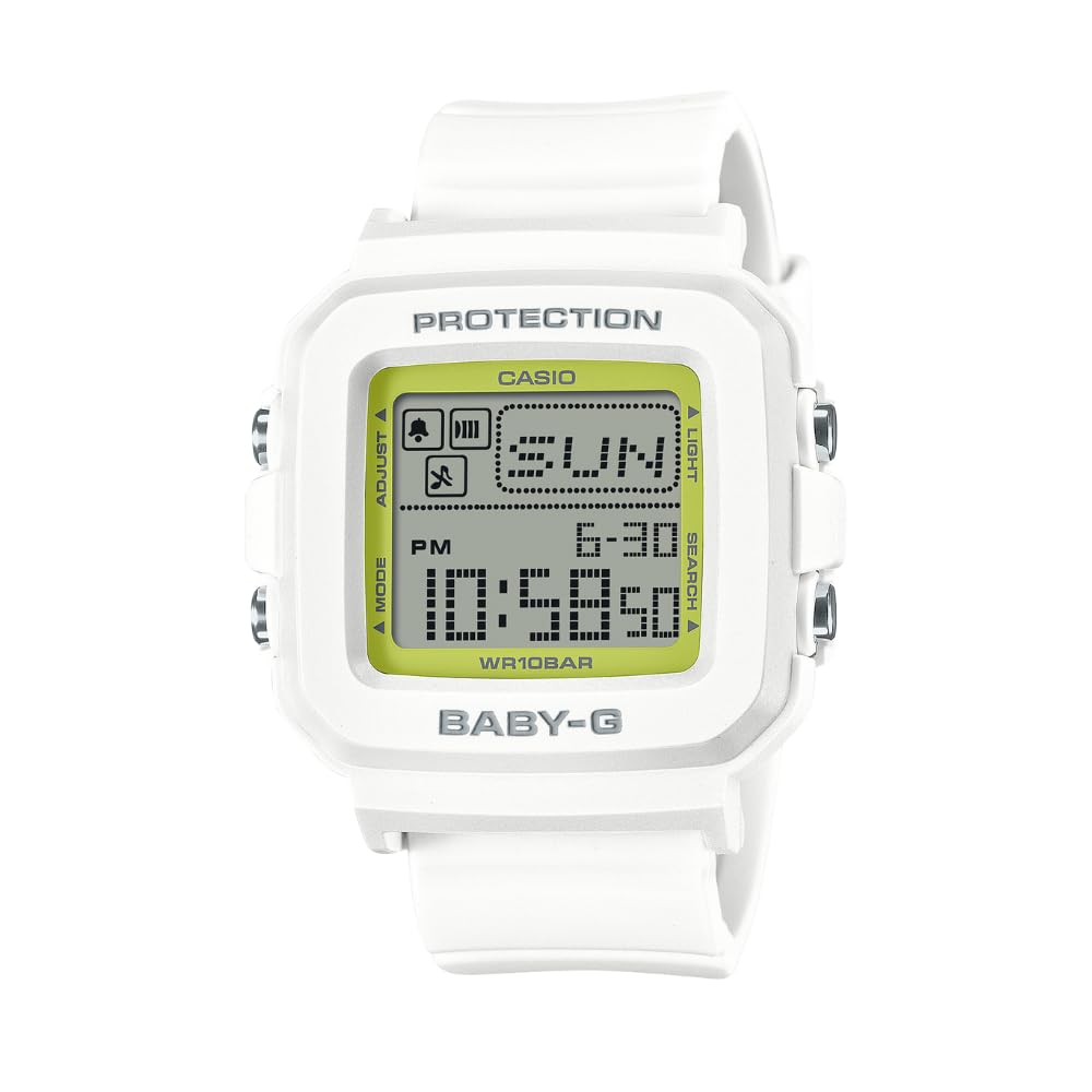Casio Baby-G BGD10K-7 | Mix-and-Match Digital Watch & Holder Set | Y2K Style | 100M Water Resistant | Pixel Animation Display