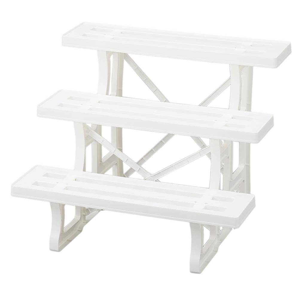 Flower Stand 3 Tiers 600mm White