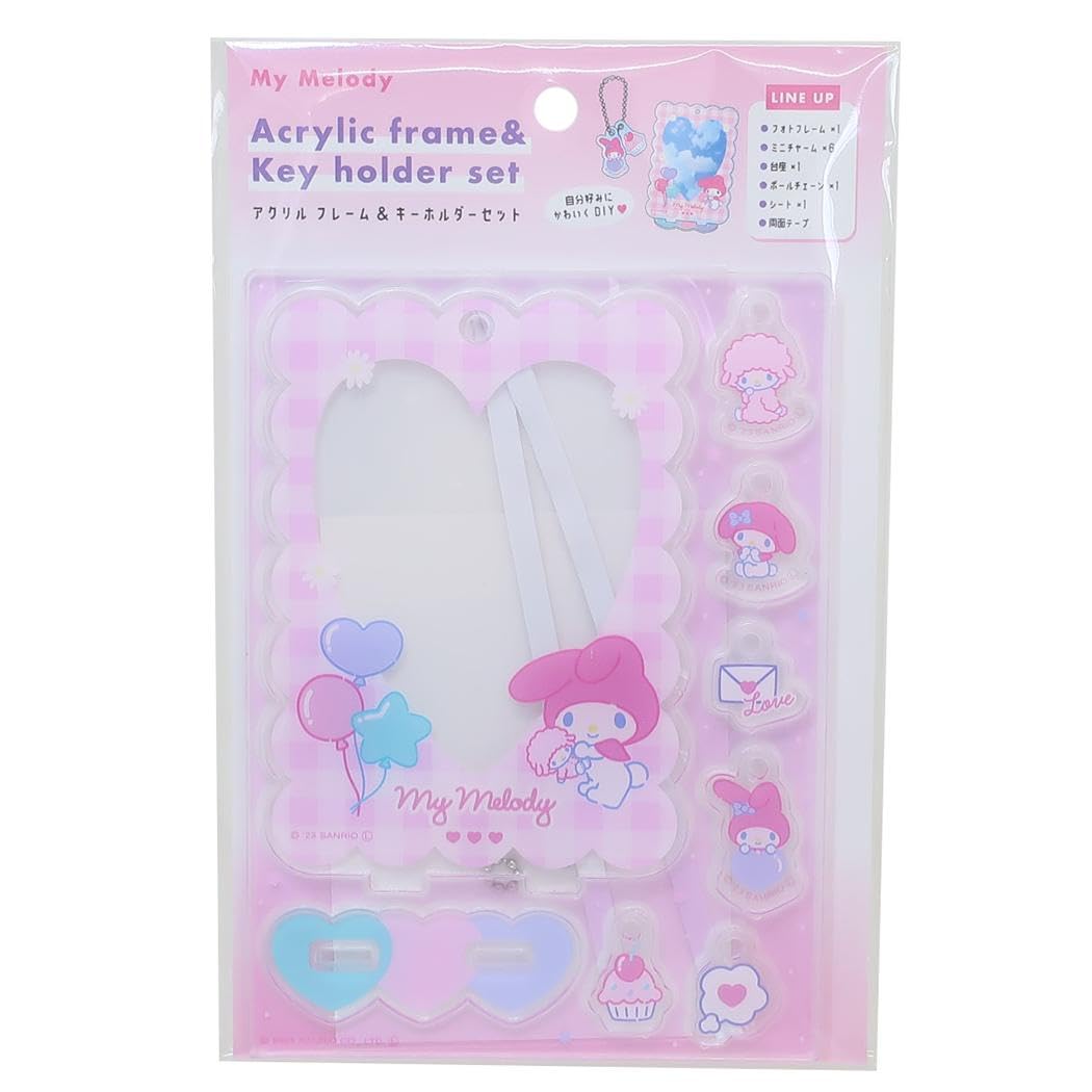 カミオジャパン(Kamiojapan) my melody acrylic frame & keychain set