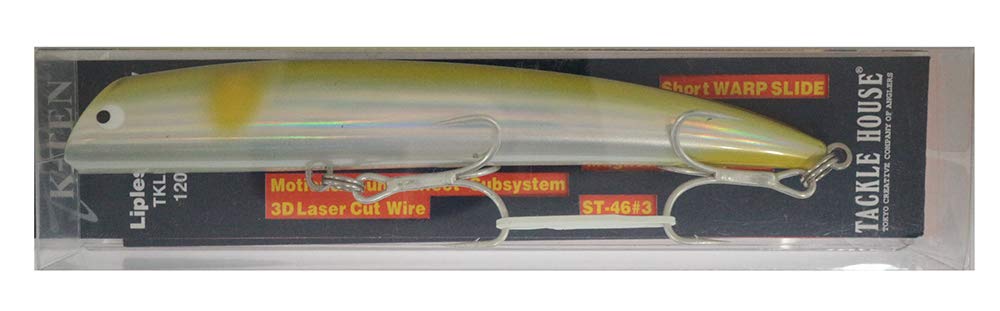 TackleHouse Minnow Tuned K-Ten TKLM Lipless Minnow, 4.7 inches (120 mm), 0.6 oz (18 g), HG Ayu #114 TKLM120 Lure