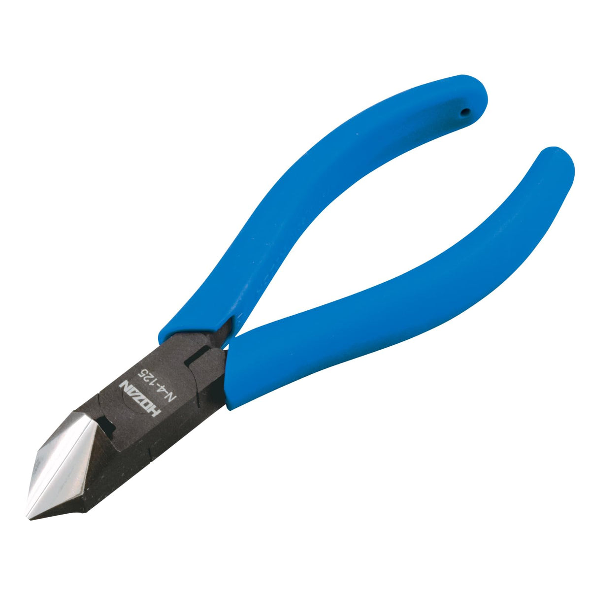 Hozan N-4-125 Oblique Nipper, Sharp Edge Finish, Easy to Use with Cutting Copper Wire, Total Length 5.2 inches (133 mm)