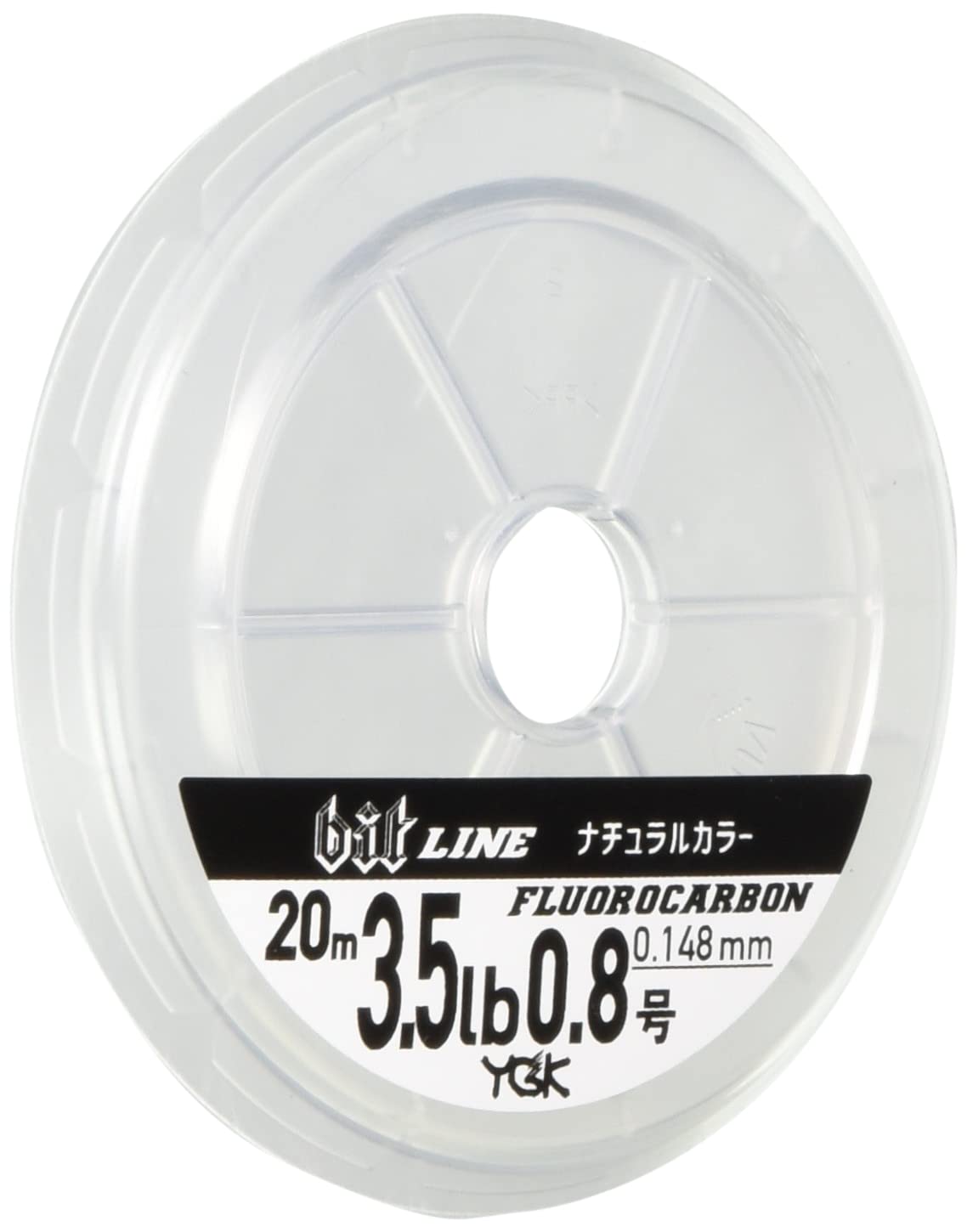 X-Braid Shock Leader, Bit Leader, Super Strong, Fluorocarbon 65.6 ft (20 m), No. 3.5, 14 lb, Natural