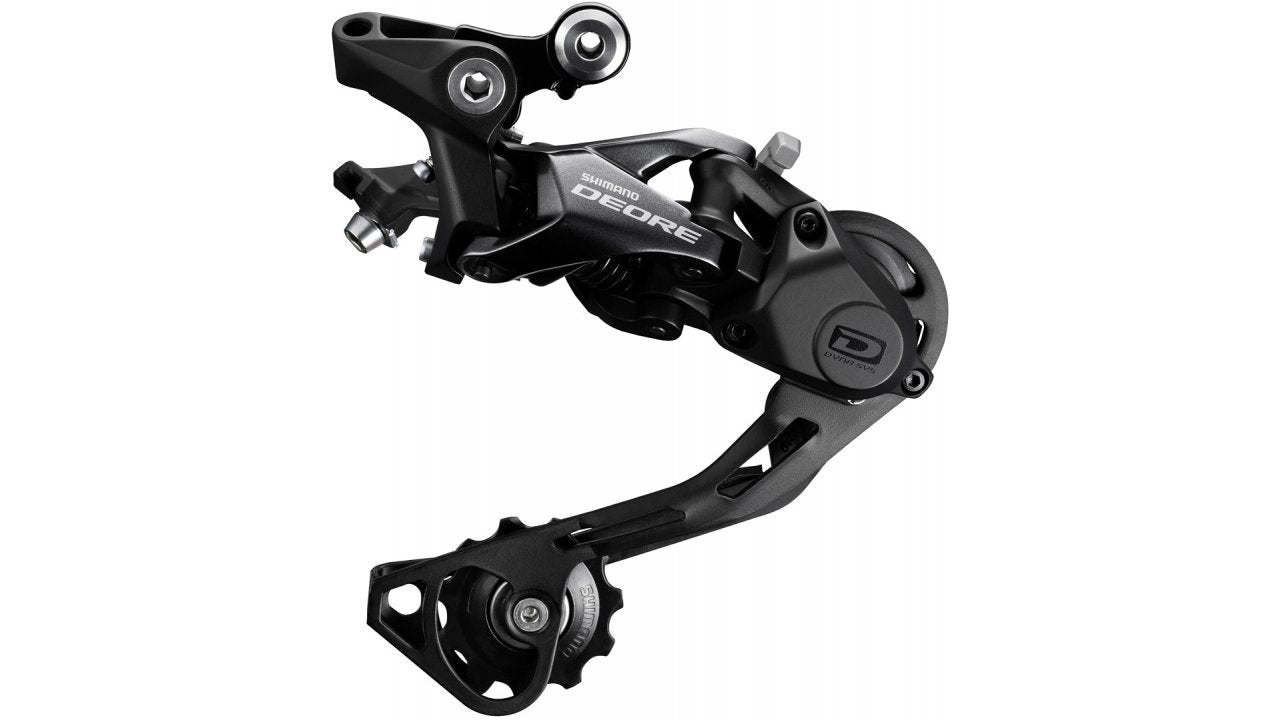 Shimano RD-M6000 Deore 10-Speed Shadow+ Design Rear derailleur, GS, Black