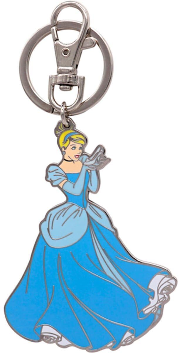 Disney CINDERELLA COLORED PEWTER KEYRING